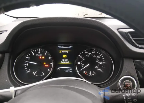 2017 Nissan Rogue Sv z USA, uszkodzony, nr VIN KNMAT2MVXHP609287